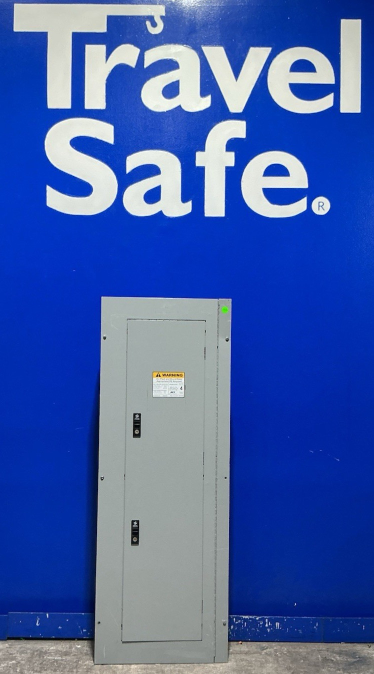 225 Amp. General Electric AQF3422ABX, Main Breaker Panelboard, 225 Amp main breaker, 208Y/120 Volts, 3 Phase