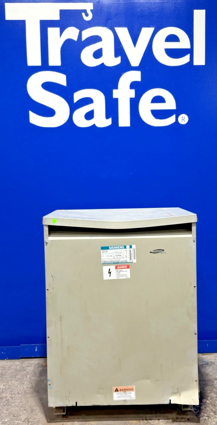 112.5 KVA 480 Primary, 208Y/120 Secondary, Siemens #3F3Y112F, Transformer, 3 Phase, 60 Hz