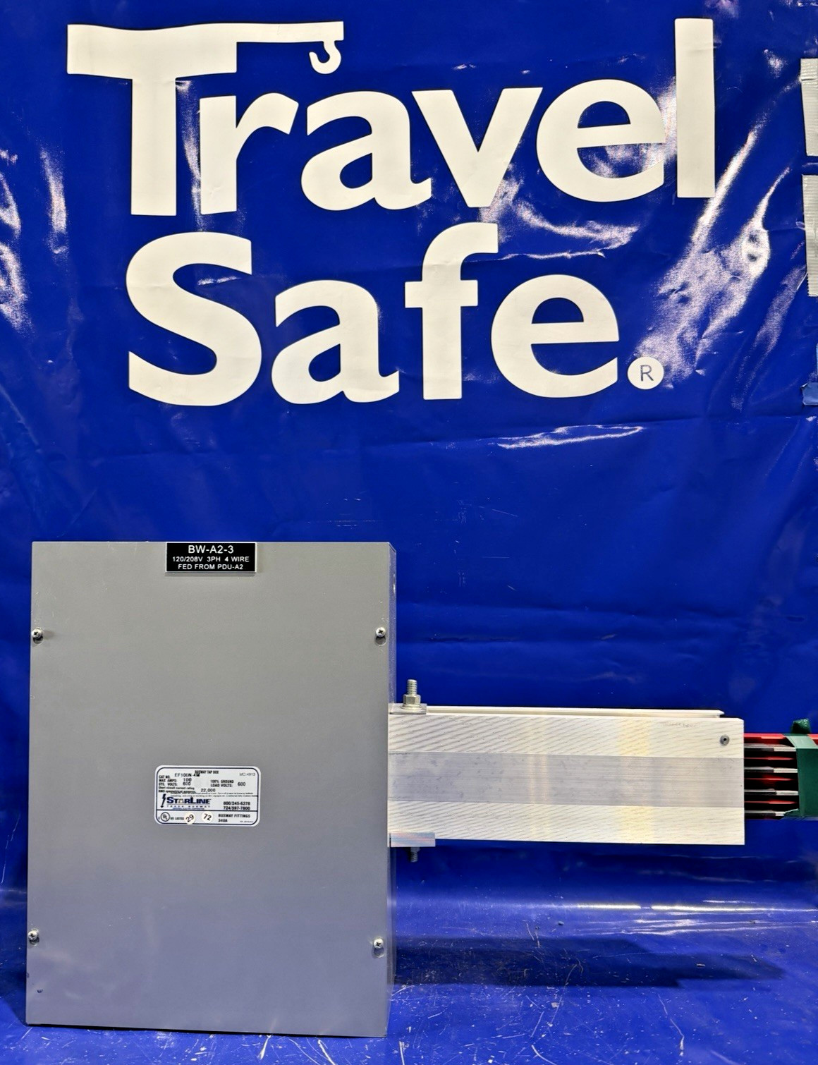 100 Amps, Starline #EF100N-4M, Busway Tap Box, 600 Volts