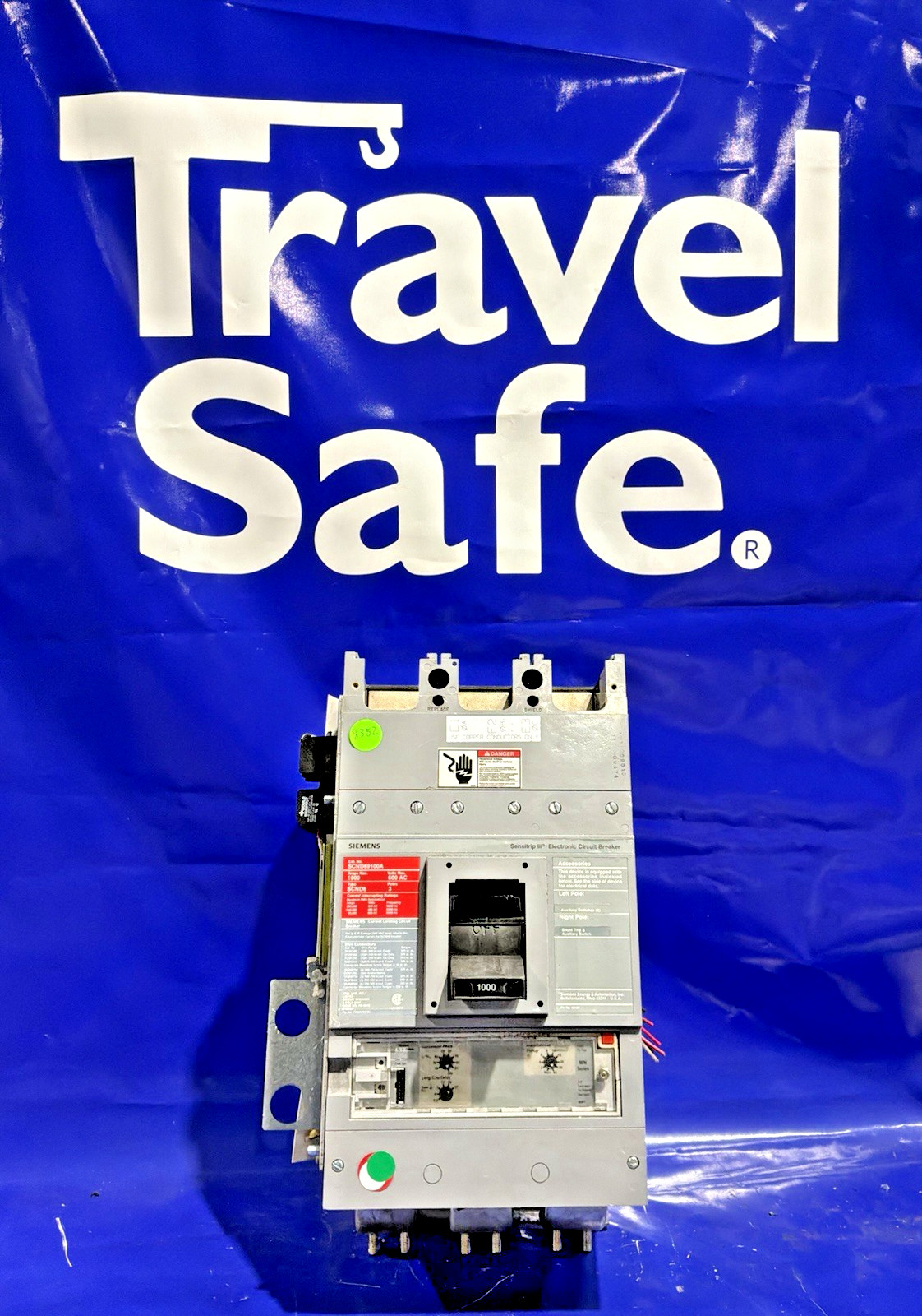 1000 Amps, Siemens #SCND69100A, circuit breaker, 600 Volts, 3 Pole (2 available)