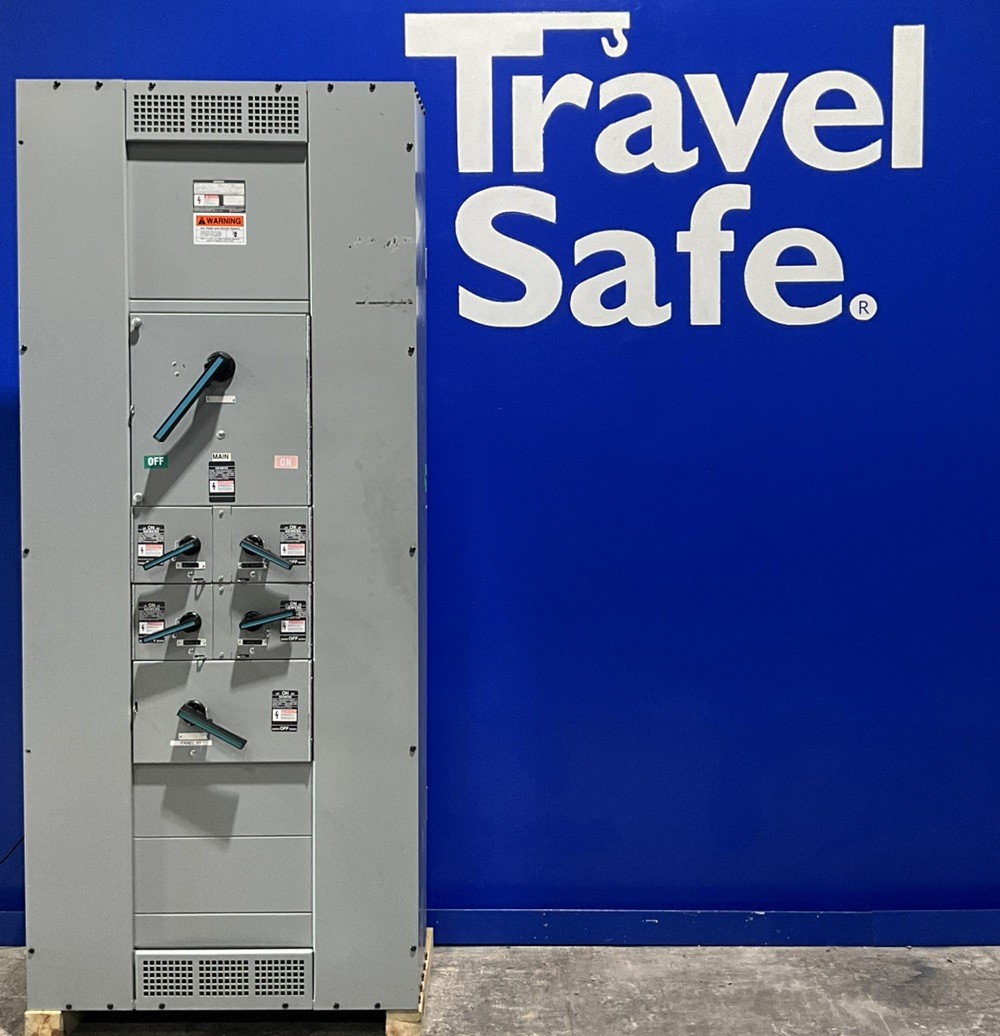 400 Amps, Siemens F2F90MS400FTS, Main Fusible Switchboard, 480 Volts, 3 Phase, 3 Wire