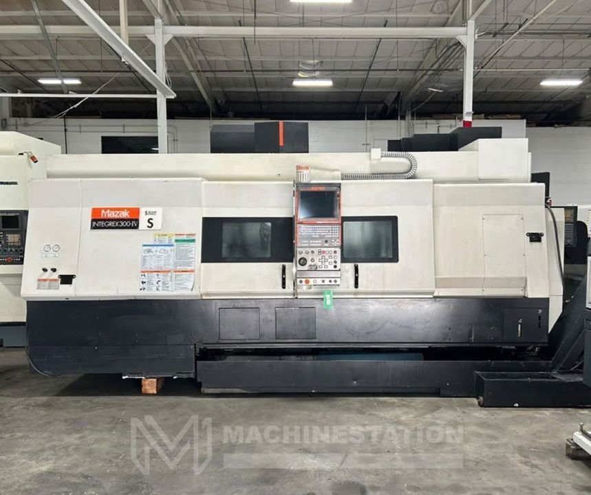 Mazak #Integrex-300-IV-S, multi-axis CNC lathe, 30" swing, 10" chuck, 3.1" bar, 60" length, 40 HP, 40 ATC