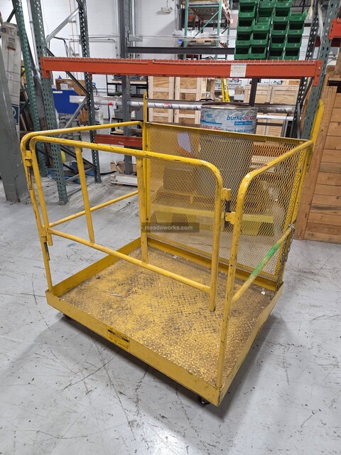 Meco #MPL4, Forklift Maintenance Platform Lift, 48" x 40" platform, 2,000 lb. min. forklift capacity