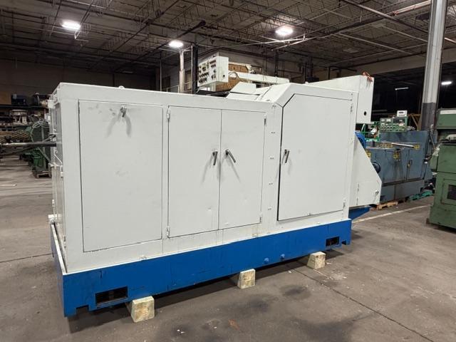3/8" x 3.14" Asahi Sunac #AOT-10B, 2-Die 2-Blow Cold Header, 3" max. kickout length, 200 PPM, 200 V., 3PH