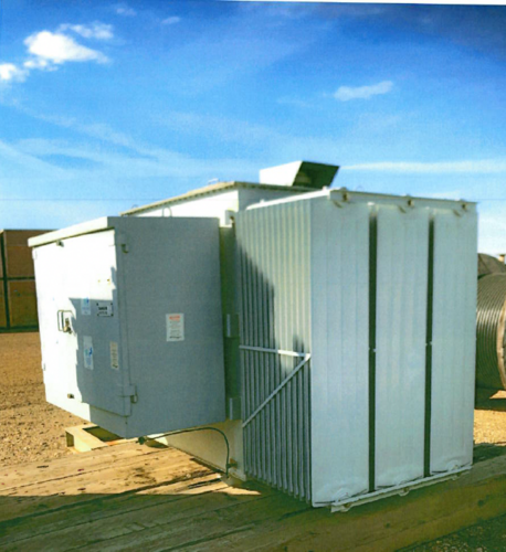 3000 KVA 24,940Y/14,400 Primary, 4160Y/2400 Secondary, Carte, Pad Mount Transformer, oil filled, 3PH, 2009