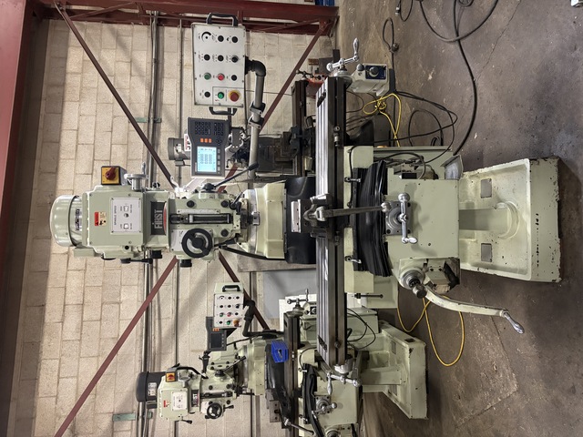 First #LC-185VSX-B, Vertical Milling Machine, 35" X, 16.75" Y, 15.3" knee, 10" x 50" table, 5 HP, 60-4500