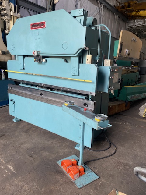 65 Ton, Piranha Allsteel #68-8, Press Brake, 8' overall, 78" between housing, 6" stroke, 9" shut height, 10