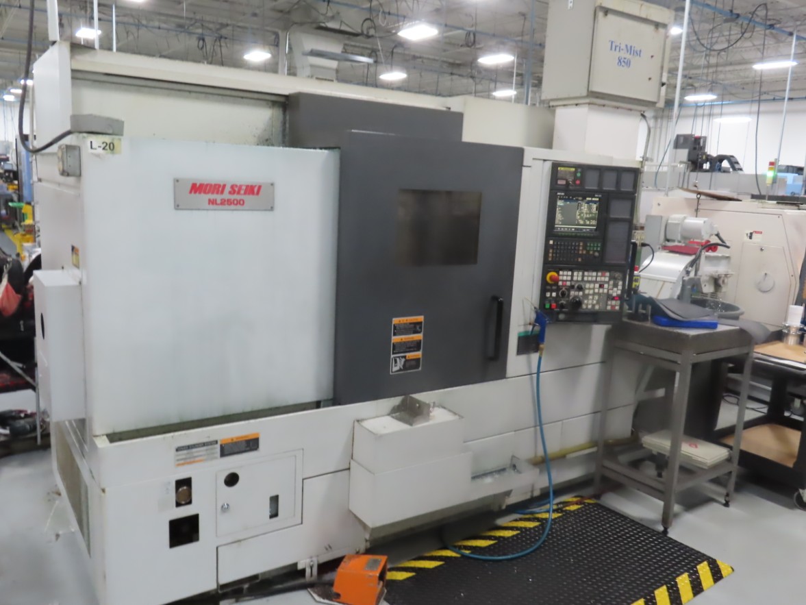 Mori Seiki #NL2500MC/700, CNC Turning Center, 14" max turning diameter, 3.1" bar, 10" chuck, 12 tool, live