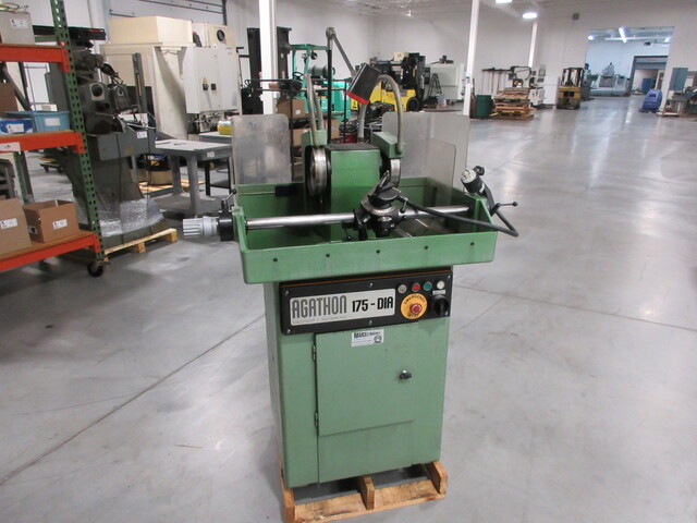 Agathon #175-DIA, High Precision Carbide Tool Grinder, multi angle swivel heads, 6-7/8" wheel, 2500 RPM, 1.5