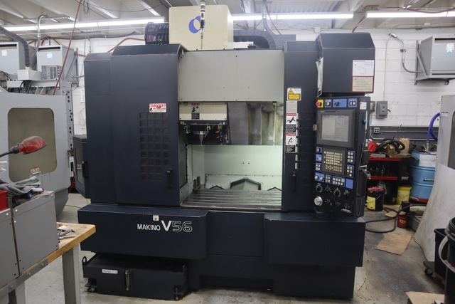 Makino #V56, CNC Vertical Machining Center, 25 automatic tool changer, 35-7/16" X, 21-5/8" Y, 17-3/4" Z