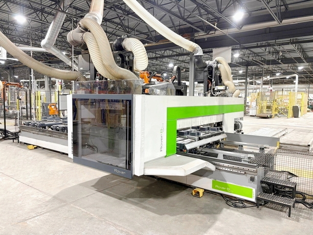 Biesse #Rover-B-Edge-1967, CNC Router w/ Edge Banding, 22' x5' table, 265-3/16" X, 64-15/16" Y, 9-5/8" Z, (2)