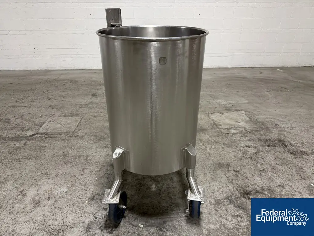 50 gallon Stainless Steel Tank, on wheels