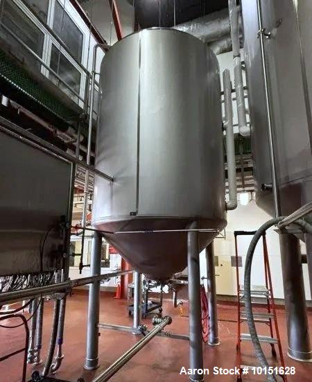 4150 gallon Mueller, Jacketed Tank, 304 Stainless Steel, 97-7/16" outside dimension x 219", 15 psi @ 100°F