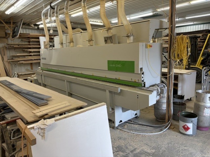 Biesse #Jade-240, Automatic Single-Sided Edgebander, pre-milling, 3/8" - 2-3/8" panel thickness, 5/16" max.