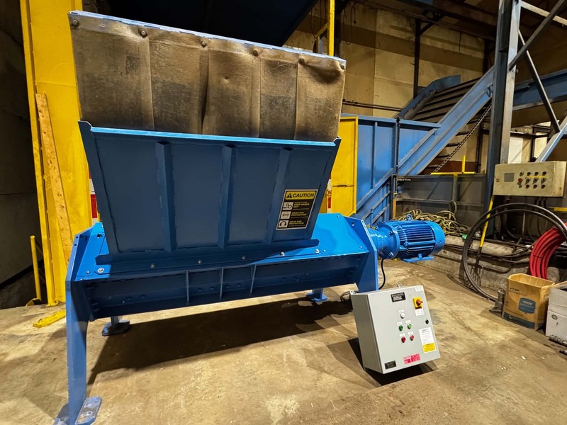 Franklin Miller #Taskmaster-XL, Pallet Shredder, 20 HP, 1170 RPM, planetary gear drive, automatic reversing