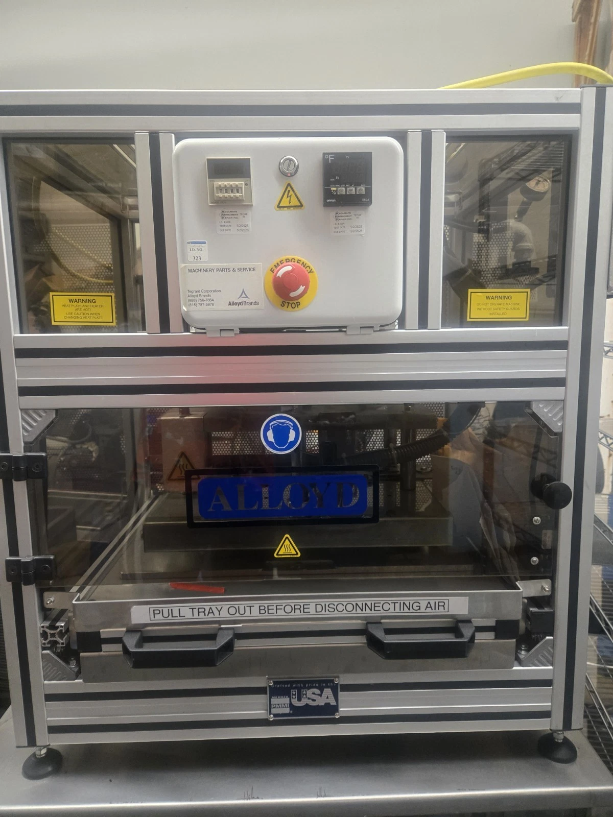 Alloyd #1SM-1216, semi-automatic blister sealer, new, open box