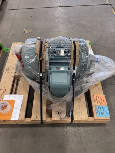 60 HP 1775 RPM Teco Westinghouse #AEHH-8N, electric motor, Frame 364T, 575 Volts, TEFC
