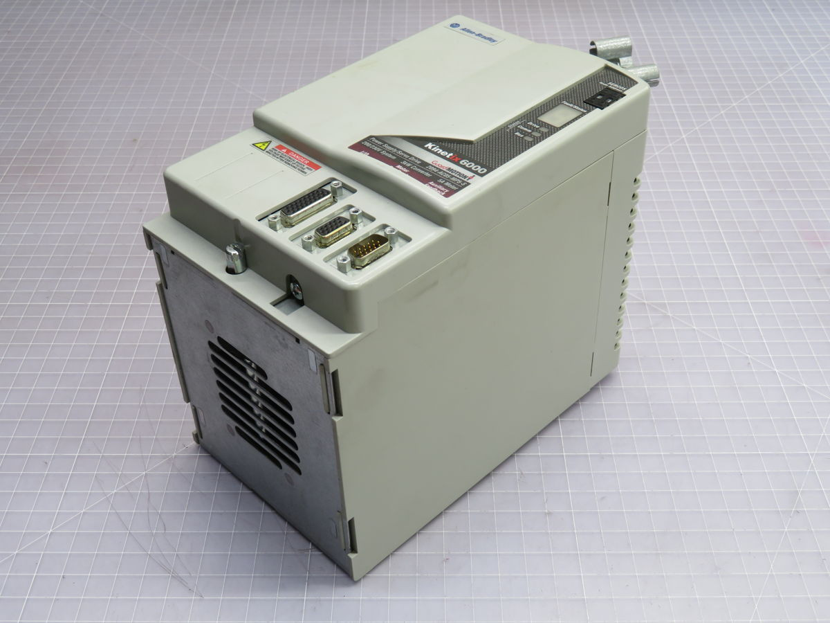 3 KW, Allen-Bradley #2094-AC05-MP5-S, integrated axis servo drive module, 200-230 VAC input, 1.2 KW / 5 Amp