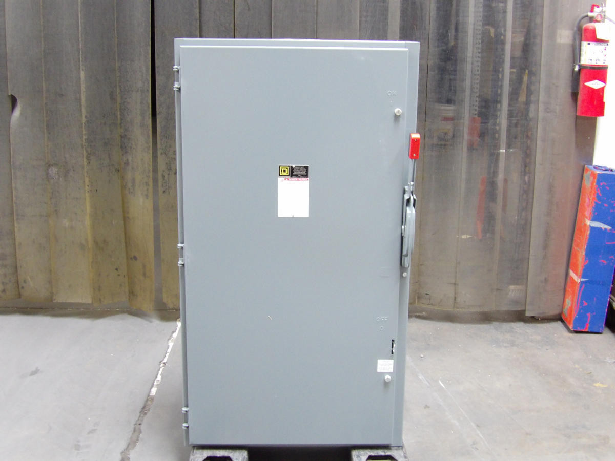 400 Amp, Square D #HU365, fused disconnect switch, 600 Volts, 3-phase, 3-pole