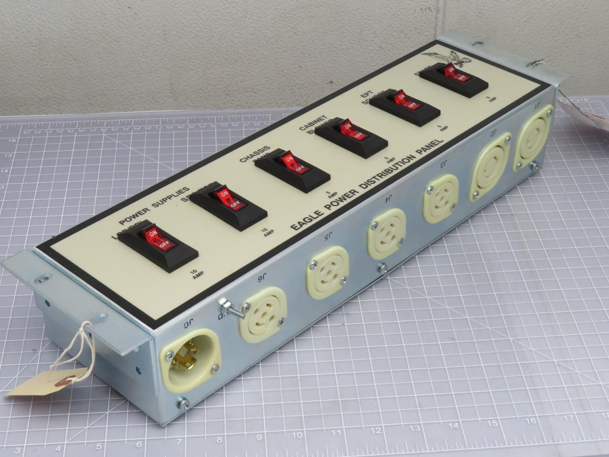 Westinghouse M455430, Eagle 21 power distribution panel, 6 integral circuit breakers, 812H46