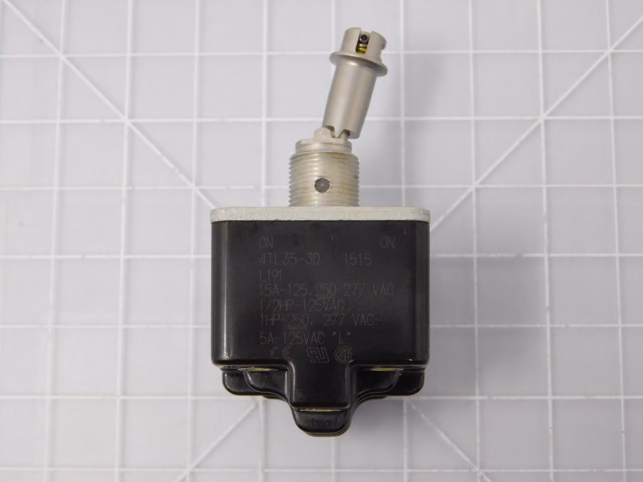 Honeywell #4TL35-3D, toggle switch 15a 125/250/