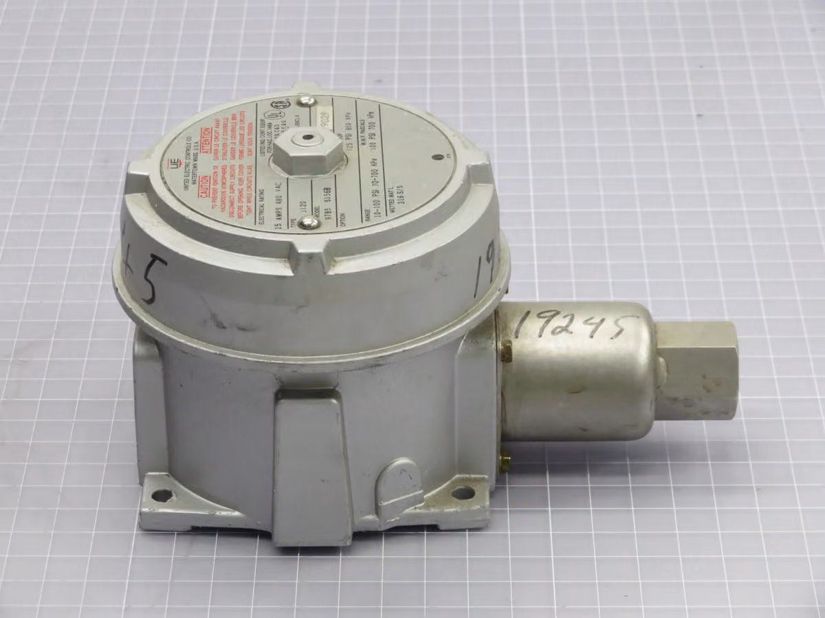 United Electric #9785, Pressure Switch, S156B