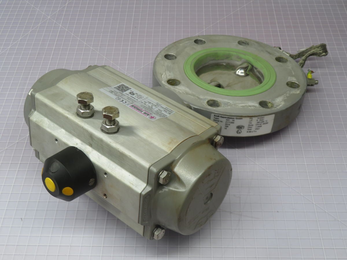 Air Torque #SC00150-6U, Az F07F10-N-DS-17 Pneumatic Valve Rotary Actuator