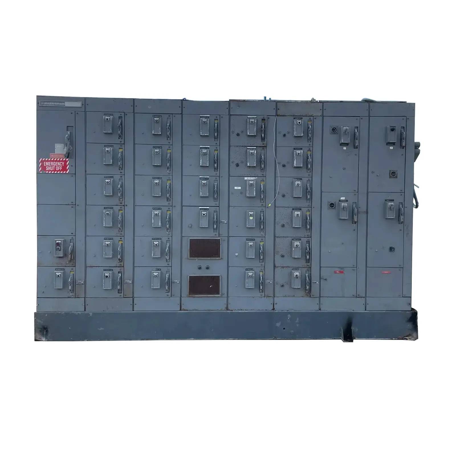 Allen-Bradley, motor control center, 171" L x 22" W x 105" H