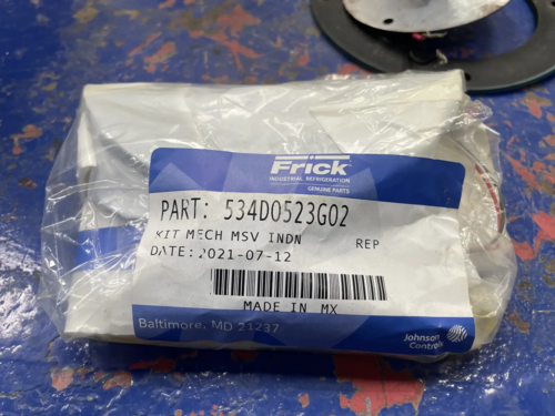 Frick #534D0523G02, slide valve potentiometer replacement kit, fits RWB-II-60-856 units