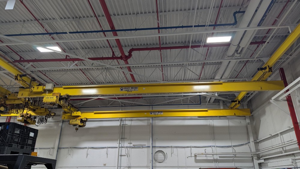 5 Ton, ACCO WRIGHT, 50' 0" Span, 36' Lift, Class D, Radio Control, VFD Bridge, Qty 4 Avail [#2791]