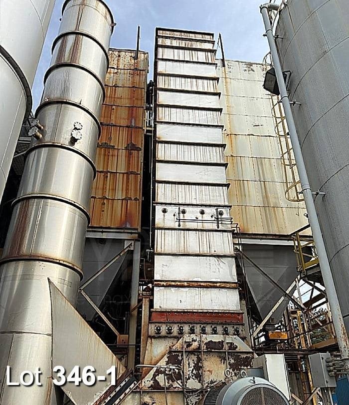 75,000 CFM, GMD #240-14-6WI, 8 module dust collector, 450 HP TECO Westinghouse motor, 460 V., TEFC, Robinson