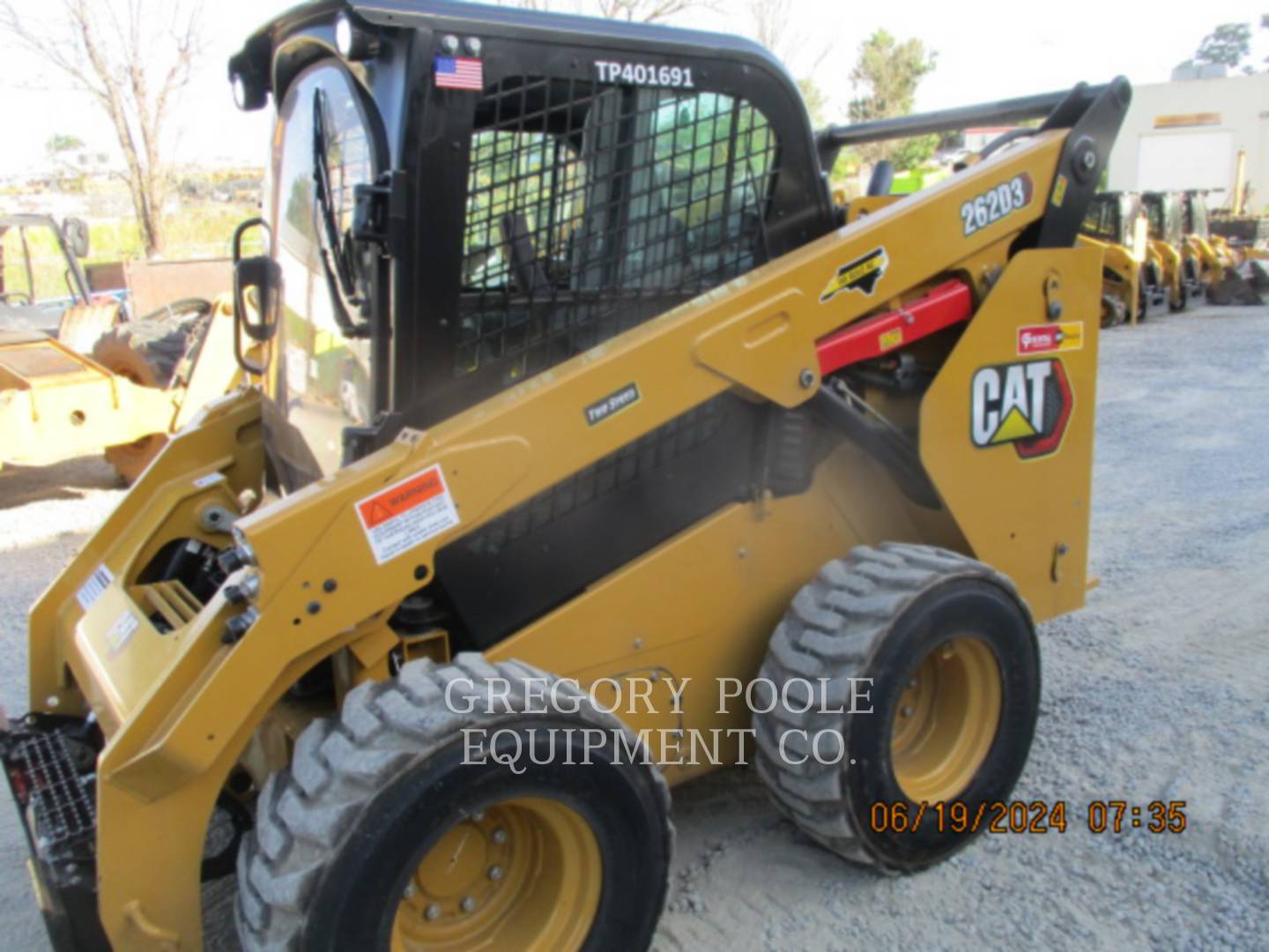 Cat 262D3, Skid Steer Loader, 2164 hours, S/N: TP401691, 2023
