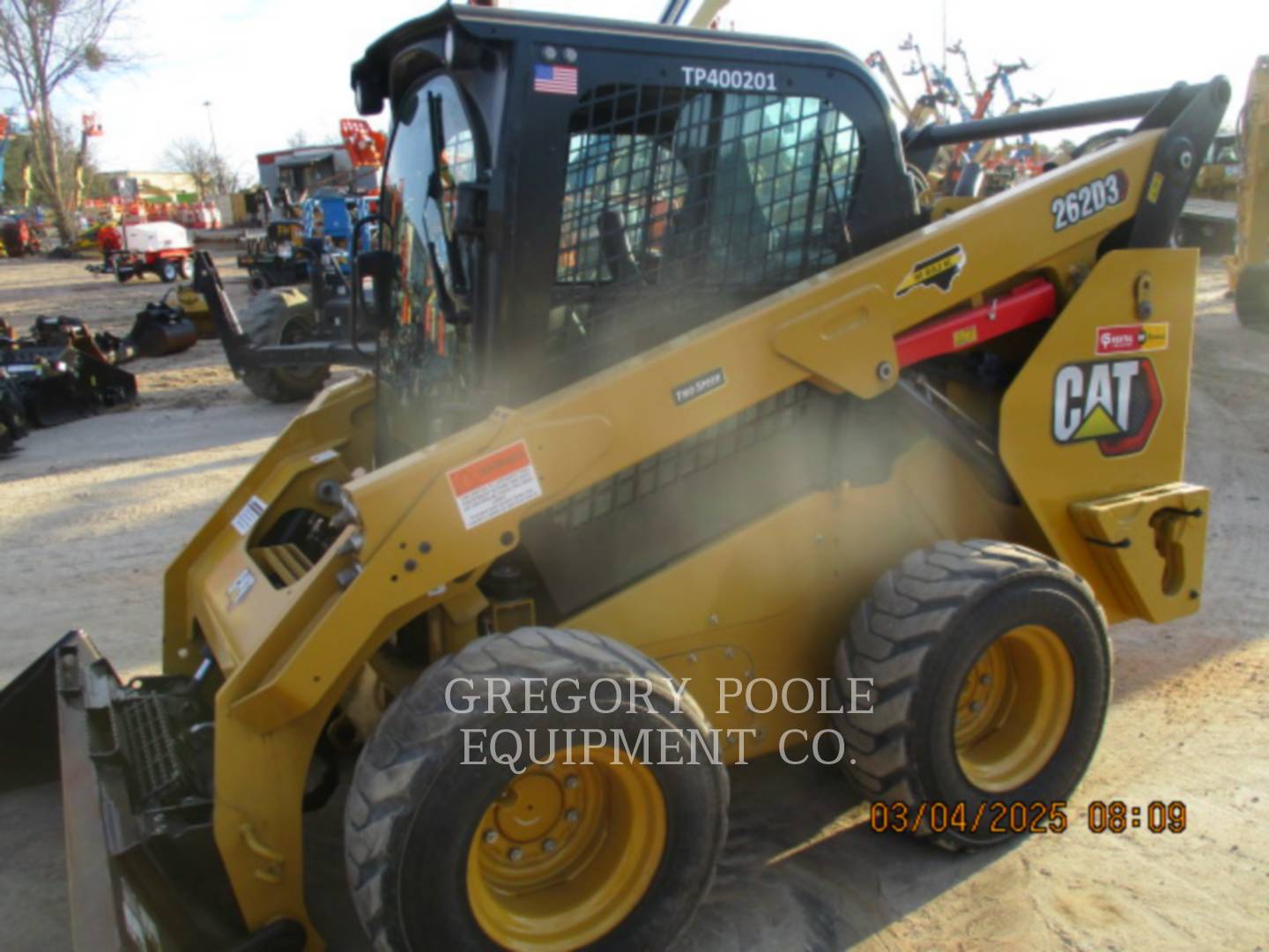 Cat 262D3, Skid Steer Loader, 2059 hours, S/N: TP400201, 2022