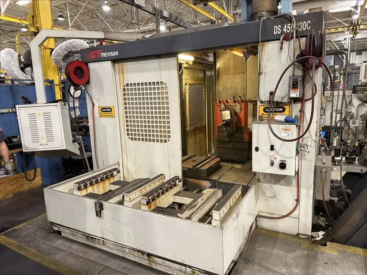Trevisan #DS450/130C, CNC horizontal machining center, Fanuc 31iA, 42.1" X, 31.5" Y, 35.4" Z, 3000 RPM, 46