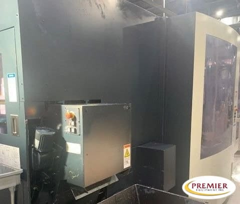 Makino #A51NX, 4-Axis dual pallet CNC horizontal machining center, Fanuc Professional 5 Control, 22" X, 25"