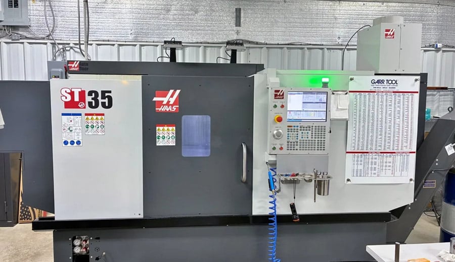 Haas #ST-35, CNC lathe, Haas NextGen Control, 21" swing, Samchully 3-jaw 12" chuck, 4" bar, 2020