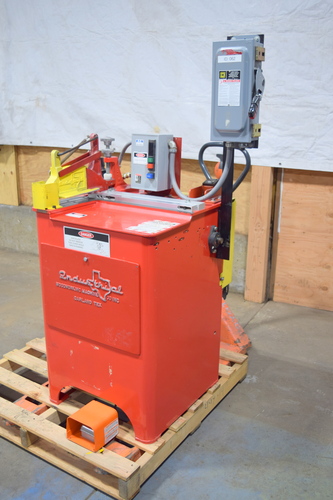 Pneumatic Pop-Up Up-Cut Chop Saw, 5 HP Baldor motor, TEFC, 208-230/460 V., 3PH
