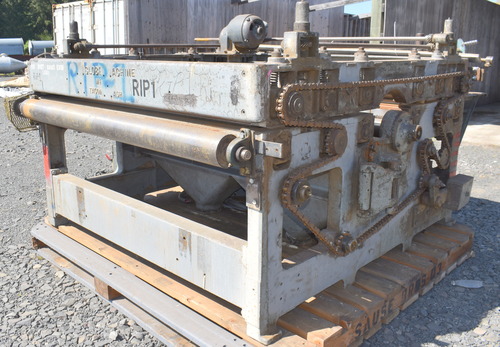 5-1/2' Globe, Panel Multi Blade Gang Saw, 50 HP saw arbor, 3-15/16" arbor diameter, variable speed infeed