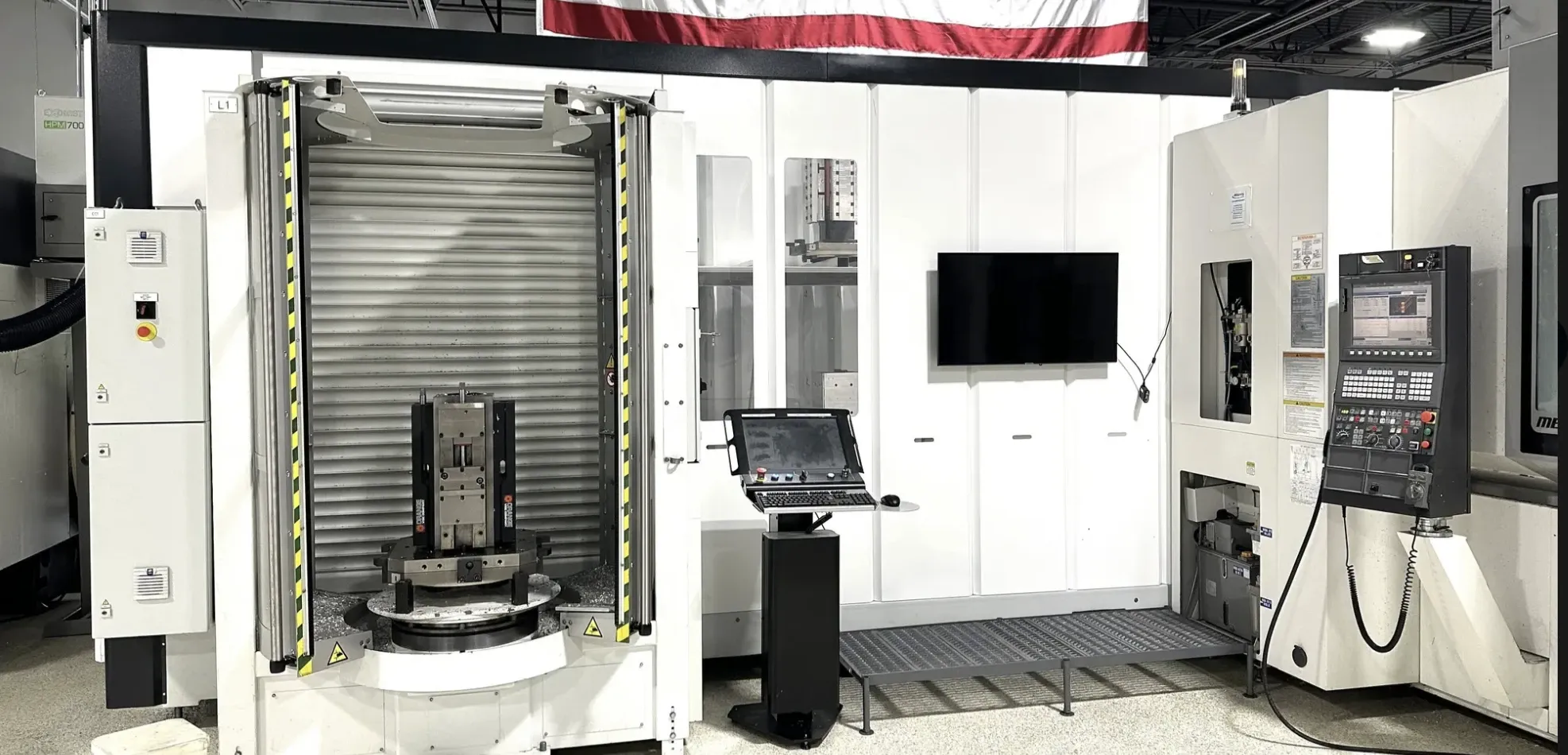 Okuma #MB-5000H, 4-Axis CNC Horizontal Machining Center, 29.9" X/Y/Z, 19.69" x 19.69" pallet, 34 HP, 15000