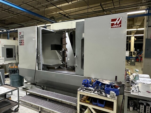 Haas #EC-1600, 4-Axis CNC Horizontal Machining Center, 64" X, 50" Y, 32" Z, 64" x 36" pallet, 30 HP, 7500