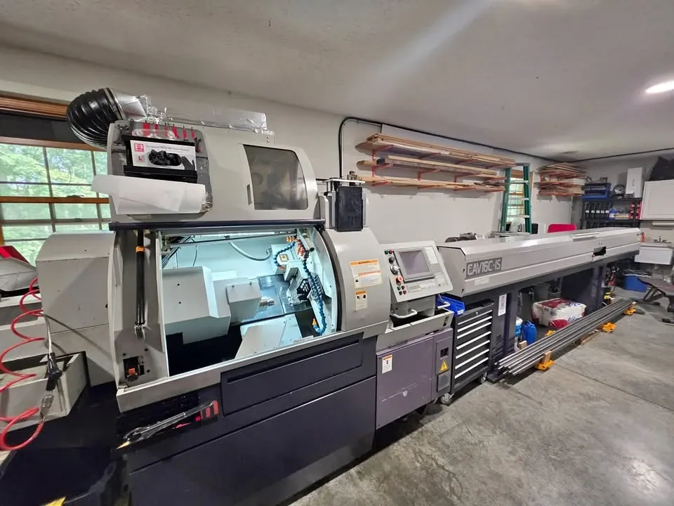 Citizen #C16-VI, CNC Swiss Type Automatic Screw Machine, dual spindle, 10,000 RPM, CAV16C bar feeder