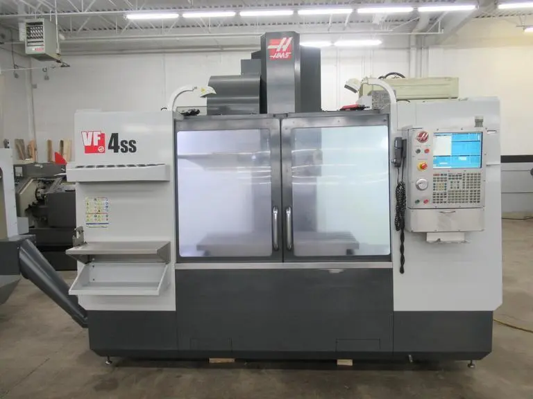 Haas #VF-4SS, CNC Vertical Machining Center, 50" X, 20" Y, 25" Z, 52" x 18" table, 30 HP, 12,000 RPM, 24