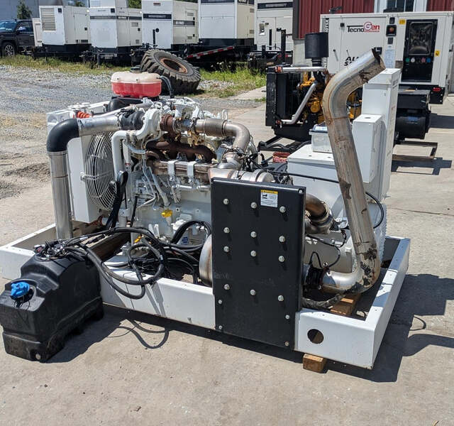 80 KW Blue Star Power #JD80-03FT4, diesel generator set, 277/480 Volts, 3 phase, John Deere 4045HFG04 engine