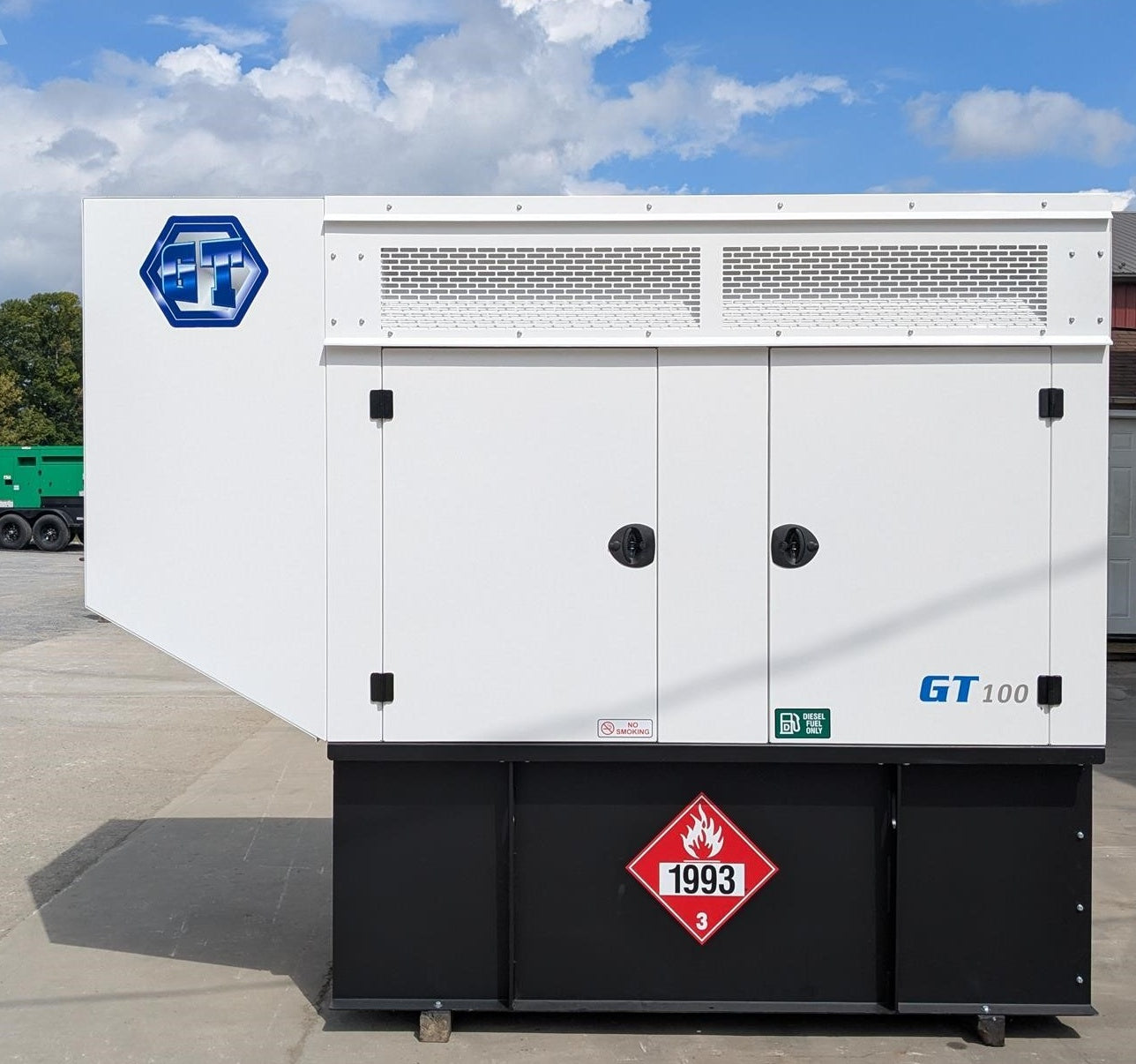 100 KW FPT #GT100, diesel generator set, NEF45TM2X.A008 engine, enclosed, w/ fuel tank, new, 2025