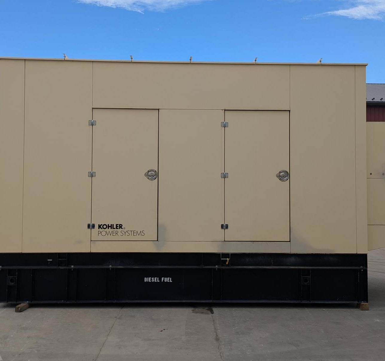 360 KW Kohler #400REOZVC, diesel generator set, 120/208 Volts, 3 phase, Volvo TAD1242GE engine, standby