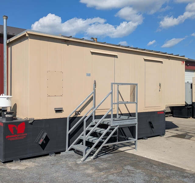200 KW Caterpillar #D200-2, diesel generator set, 120/208 Volts, 3 phase, C7.1 engine, sound attenuated