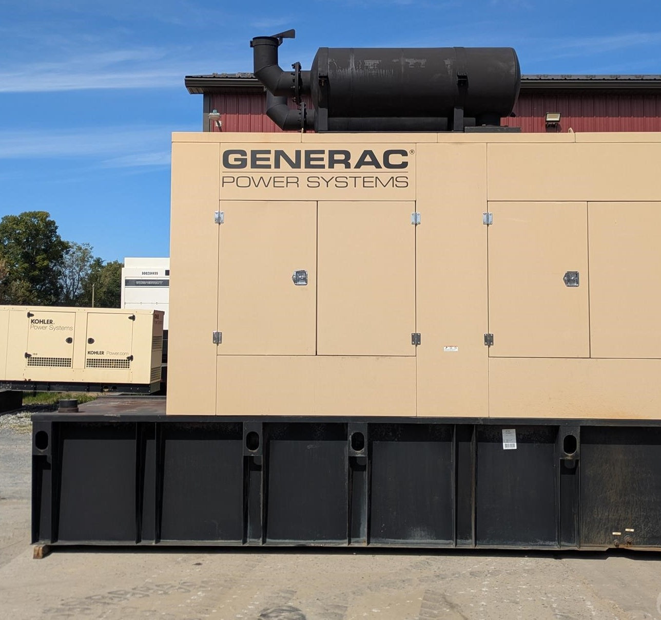 600 KW Generac #10427400700, diesel generator set, 750 KVA, 277/480 Volts, 3 phase, Doosan V12 engine