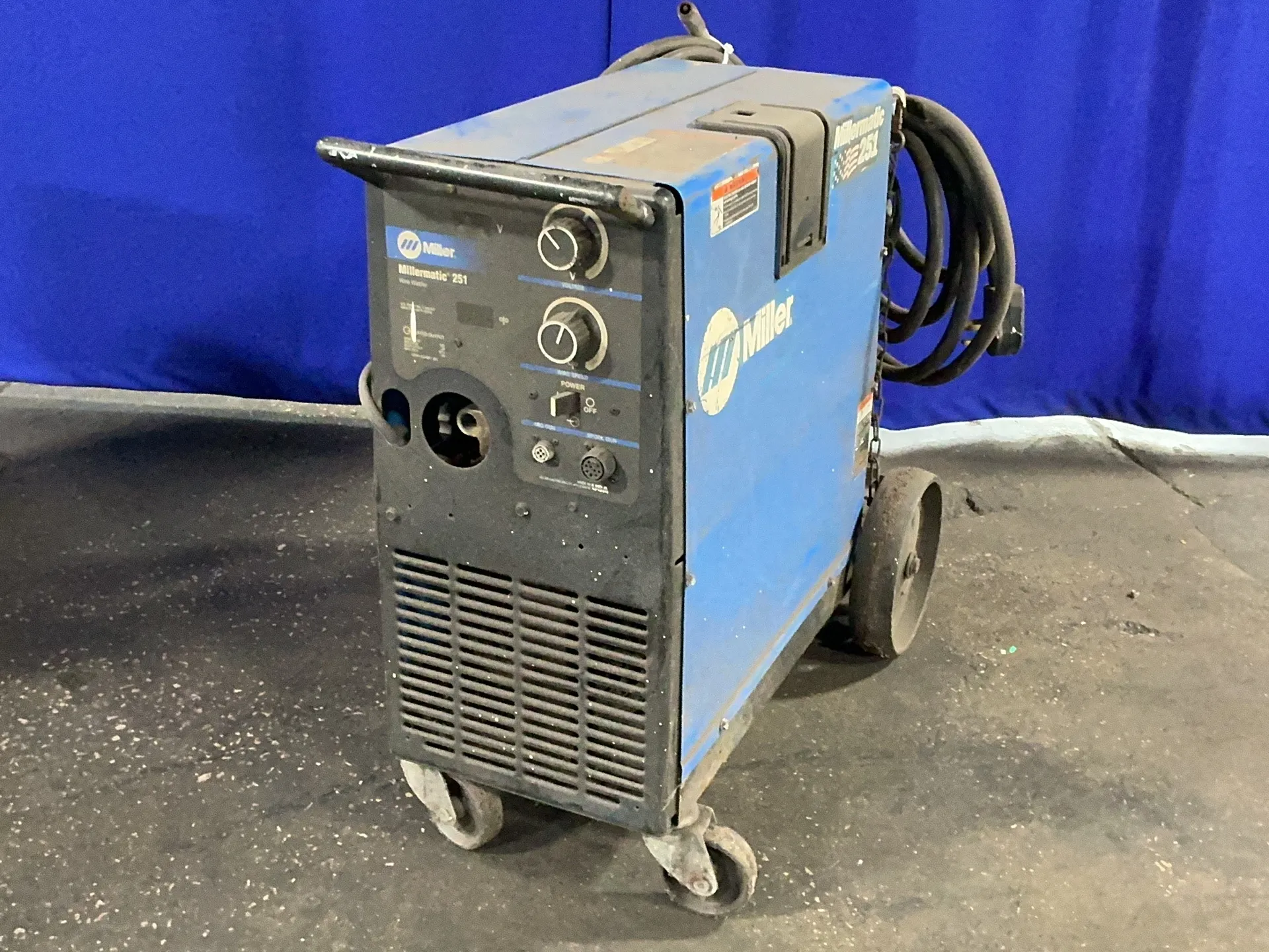 Miller #MILLERMATIC-251, mig welder, 200 amp, 7.5 KW, 1/60/230/460/575
