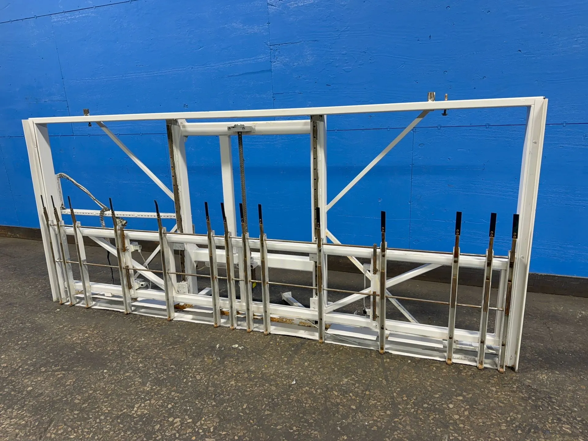 120" x 14 gauge Roper Whitney #AB1014K, autobrake, Back Gauge, 230 V.