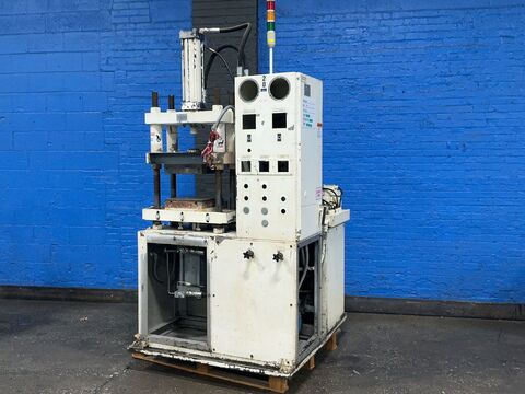 8 Ton, Wabash #30-1212-2TRM, press, 12" x 12" table, 5 HP, 230 V., AS IS
